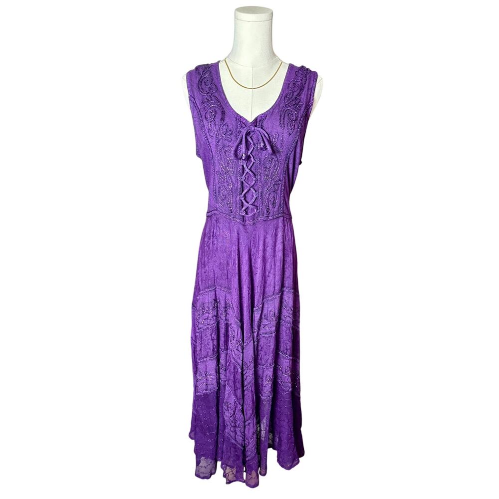 NWT - Beautiful Flowy Purple Dress by Advance - Size L/XL